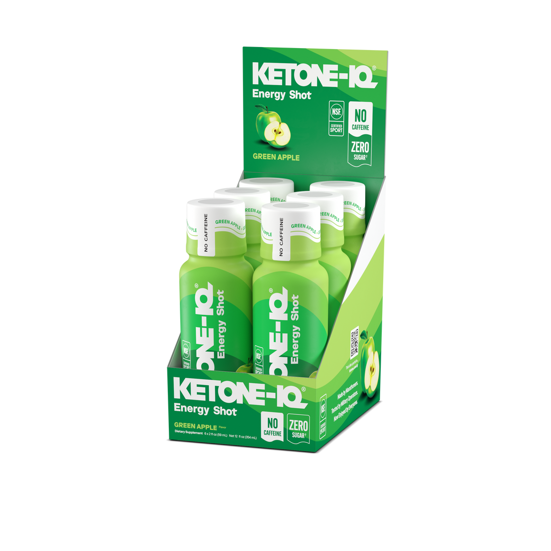 2 oz No Caffeine Shot - Green Apple