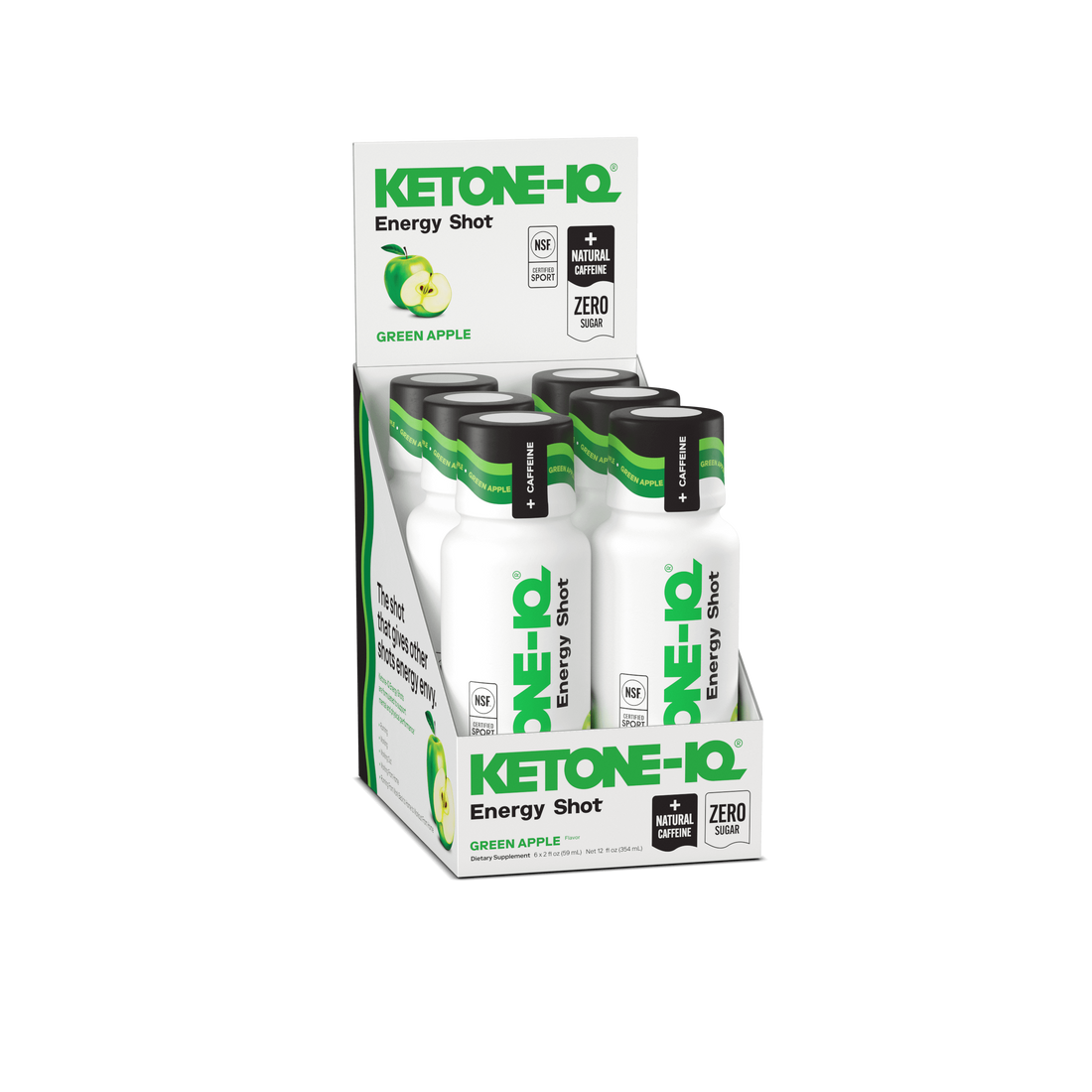 2 oz +Caffeine Shot - Green Apple