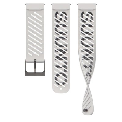 22 ATH5 SILICONE STRAP PEARL WHITE S+M