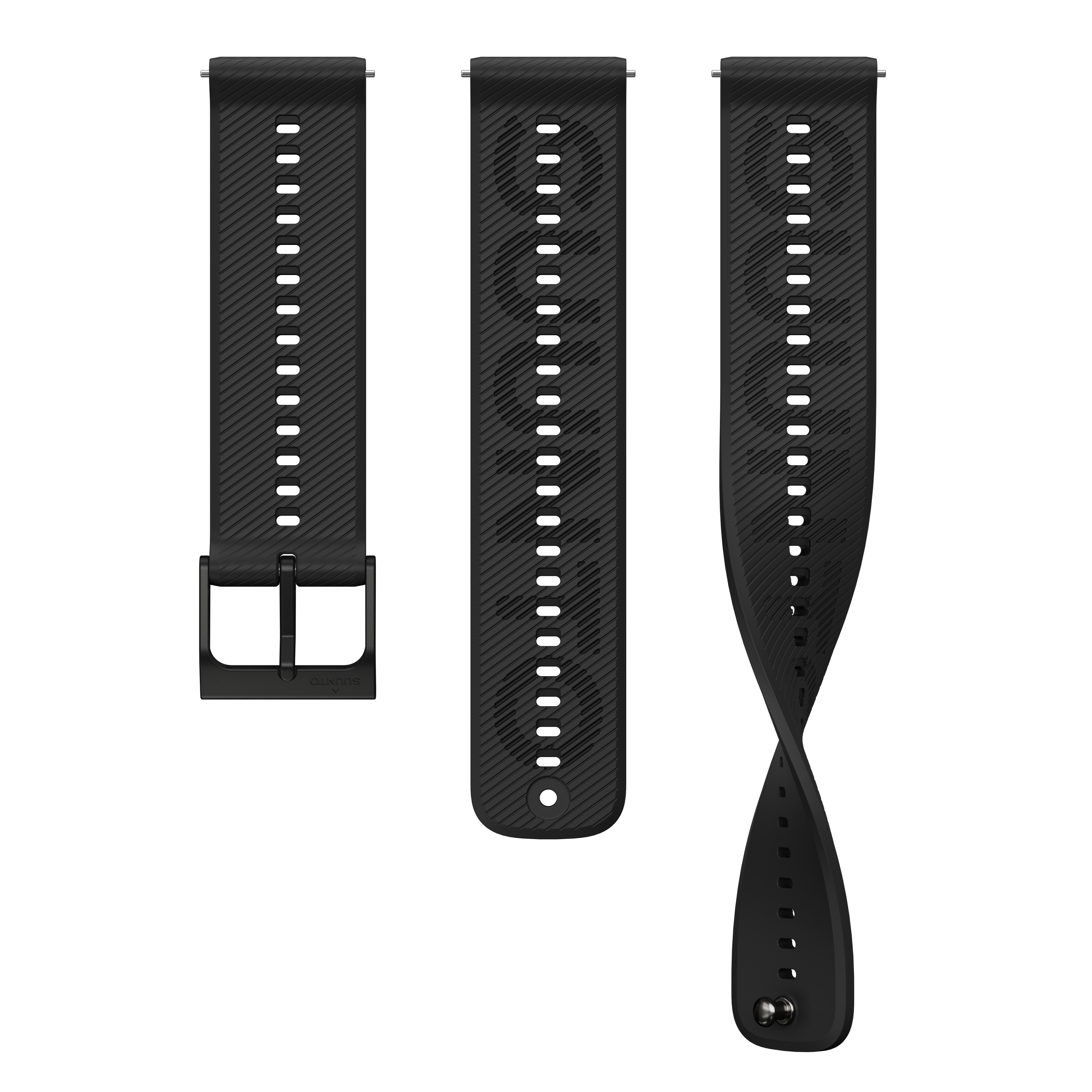 22 ATH6 SILICONE STRAP ALL BLACK S+M