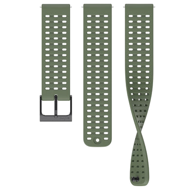 22 ATH2 SILICONE STRAP FOREST GREEN S+M