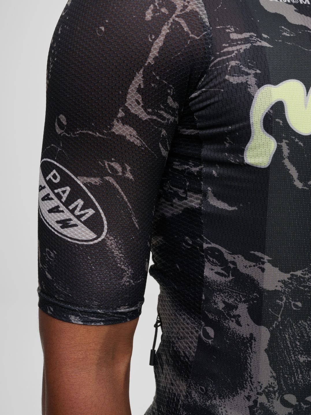 MAAP X P.A.M. PRO AIR JERSEY 3.0 - Black/Glow Lime