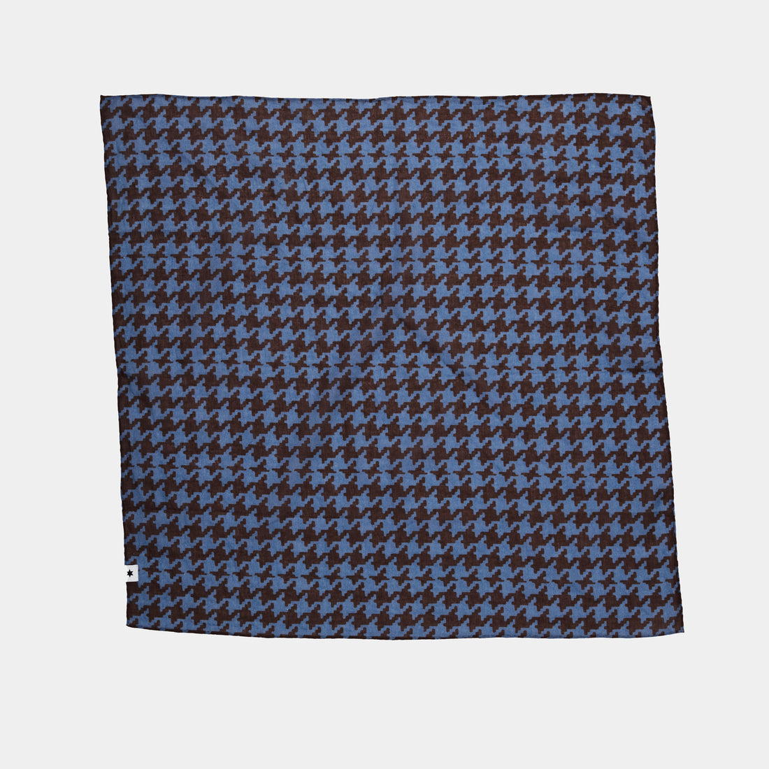 Houndstooth Scarf - Blue