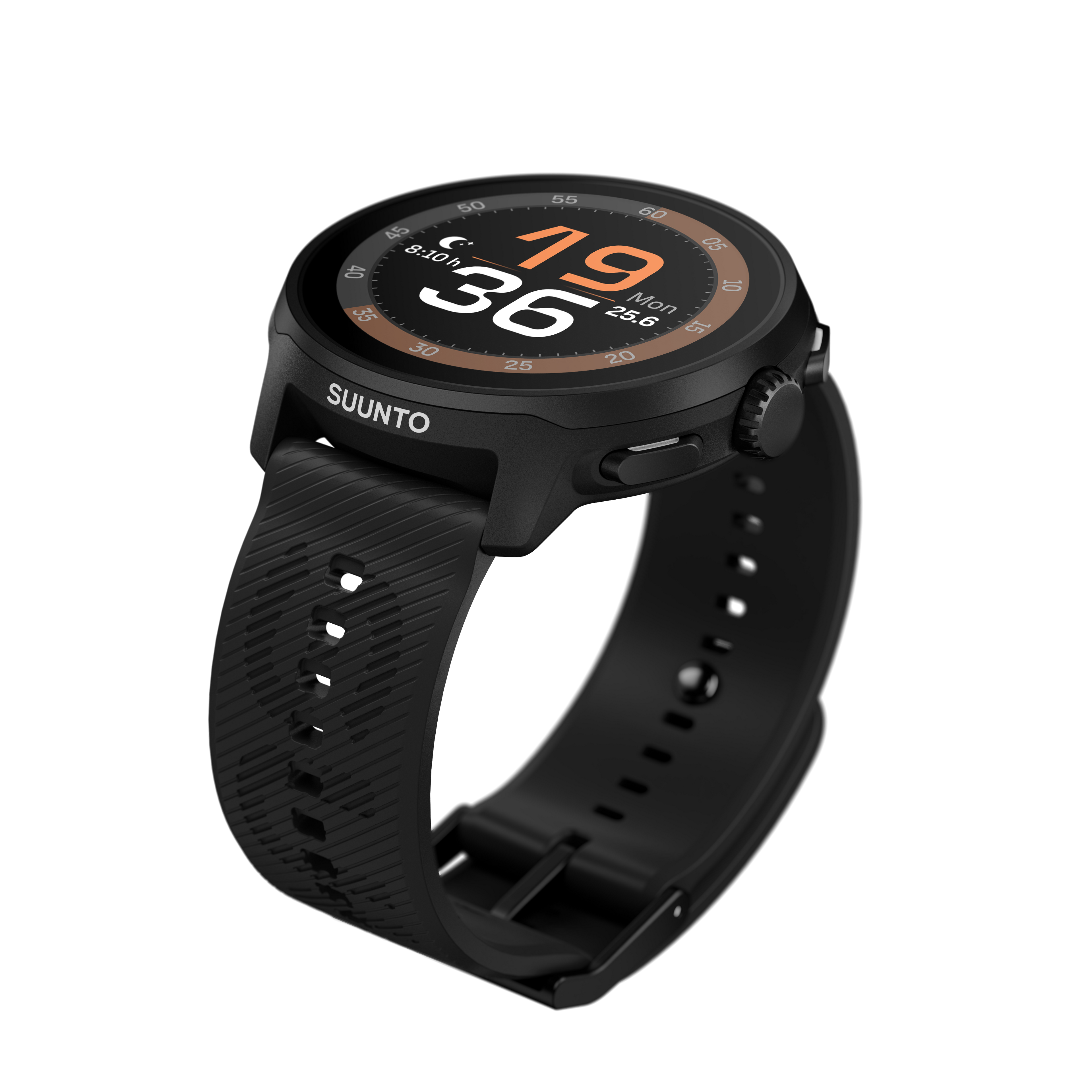 22 ATH6 SILICONE STRAP ALL BLACK S+M