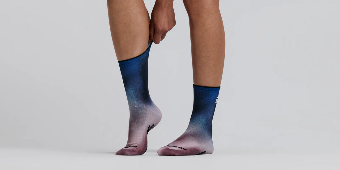 Lite Run™ Quarter Socks - Flow State Aegean Multi (2 Pack) - M/L / FLOW STATE AEGEAN MULTI