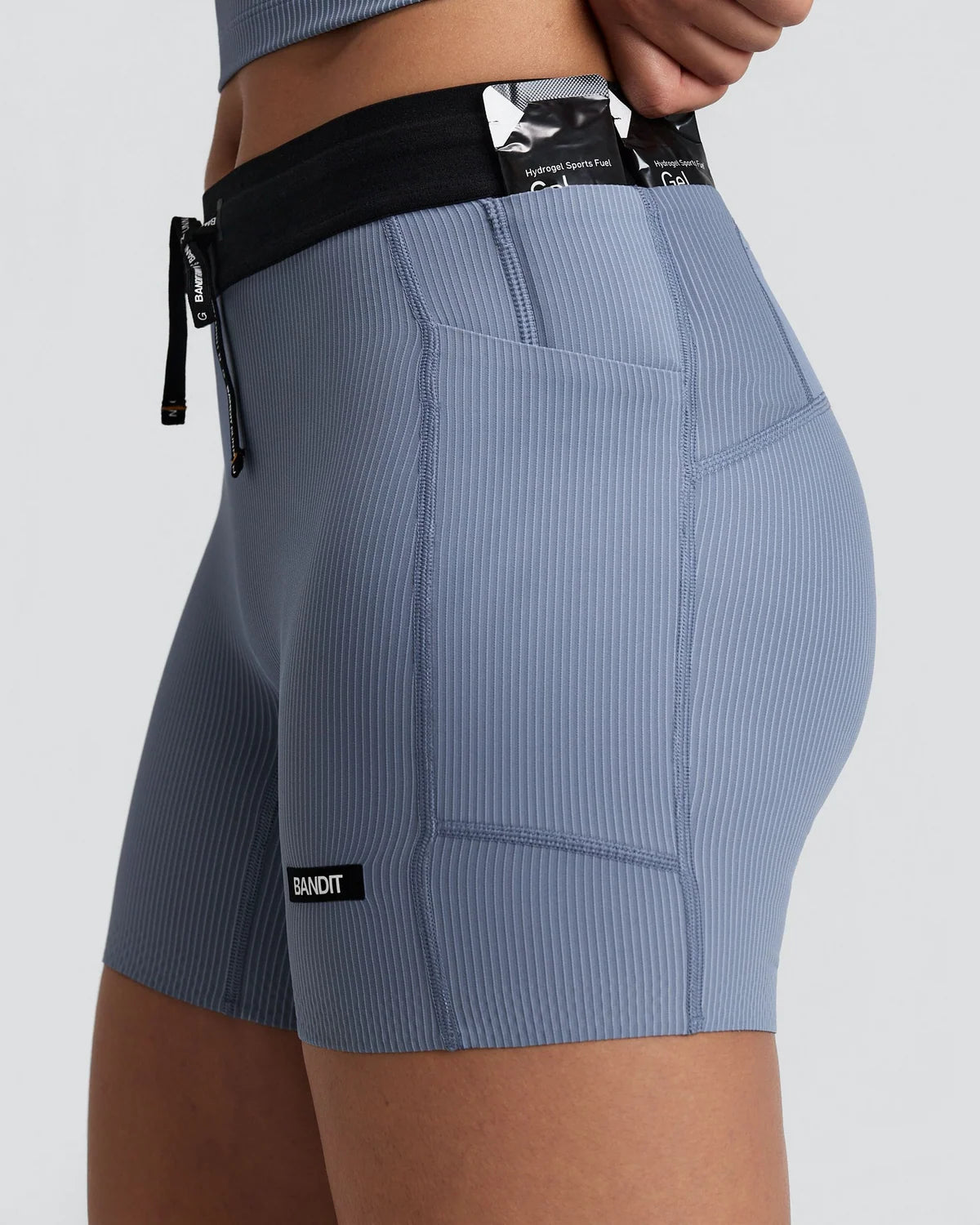 Striped Cadence™ 5" Compression Bottom - Pavillion Blue / Steel Horizon
