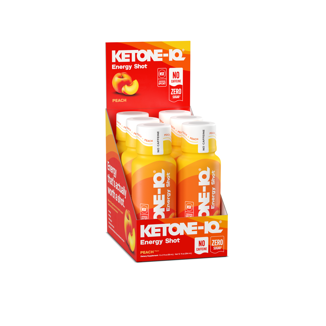 2 oz No Caffeine Shot - Peach