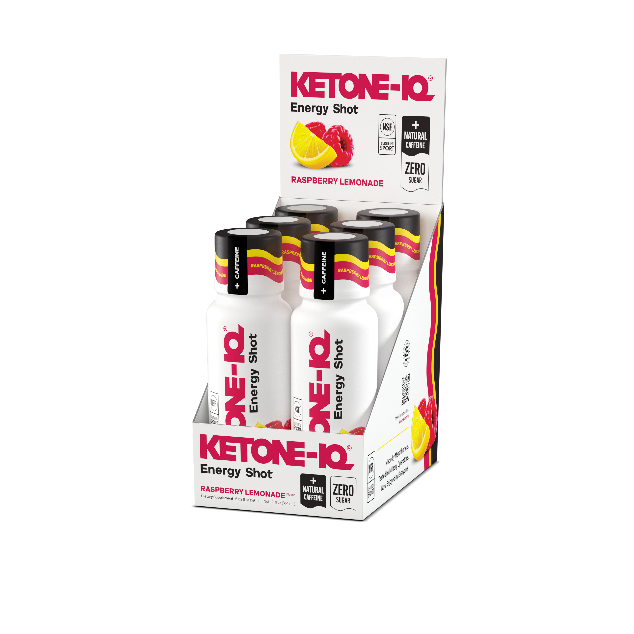 2 oz Caffeine Shot - Raspberry Lemon