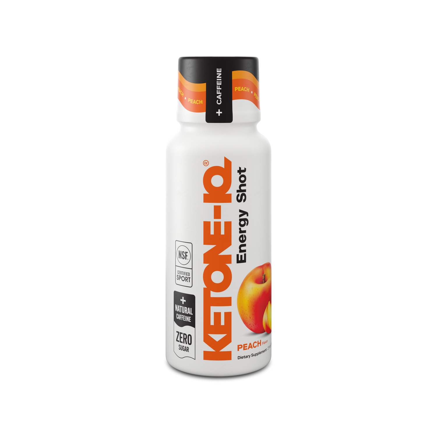 2 oz  Caffeine Shot - Peach