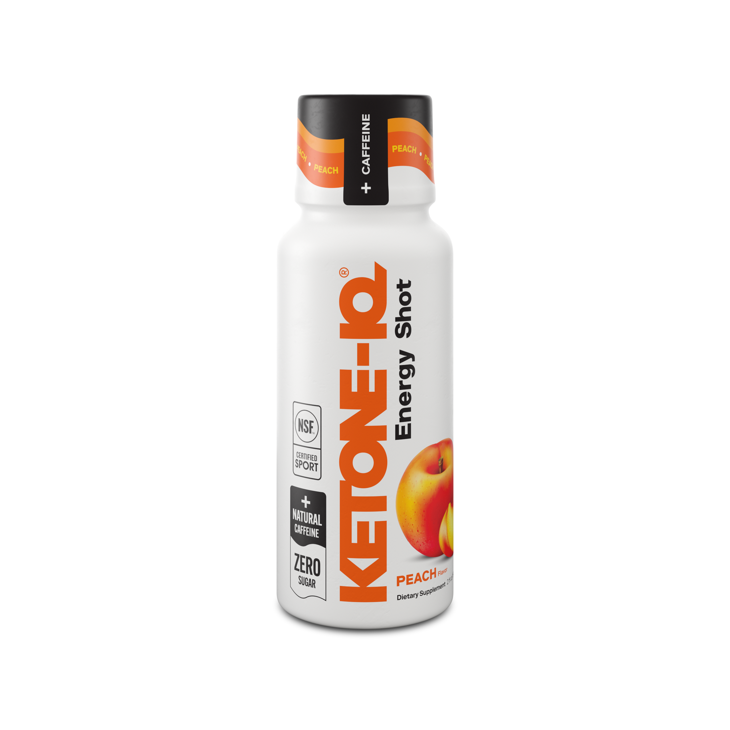 2 oz  Caffeine Shot - Peach