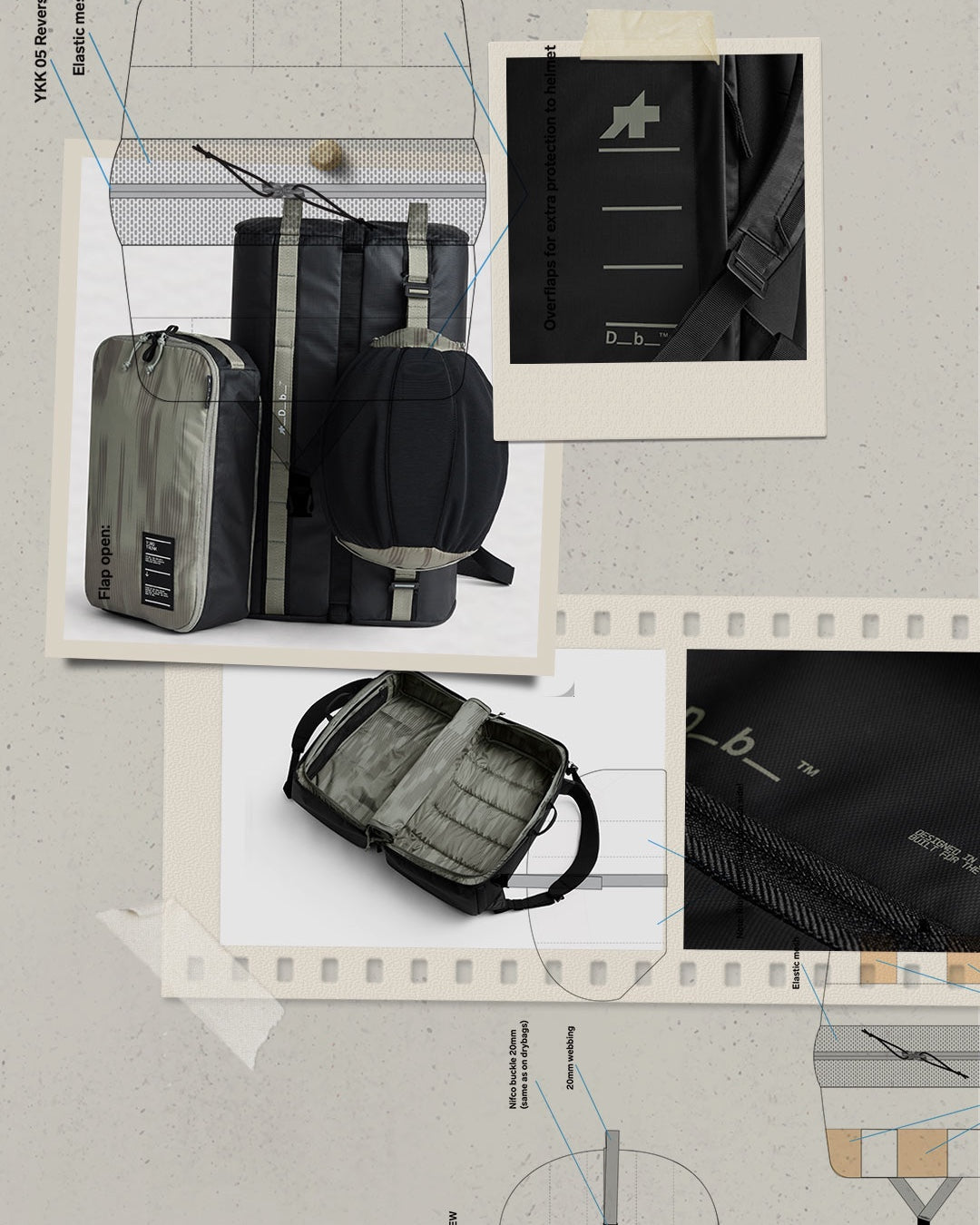 ASSOS X DB ROAMER 3 PIECE TRAVEL SYSTEM - Limited Edition