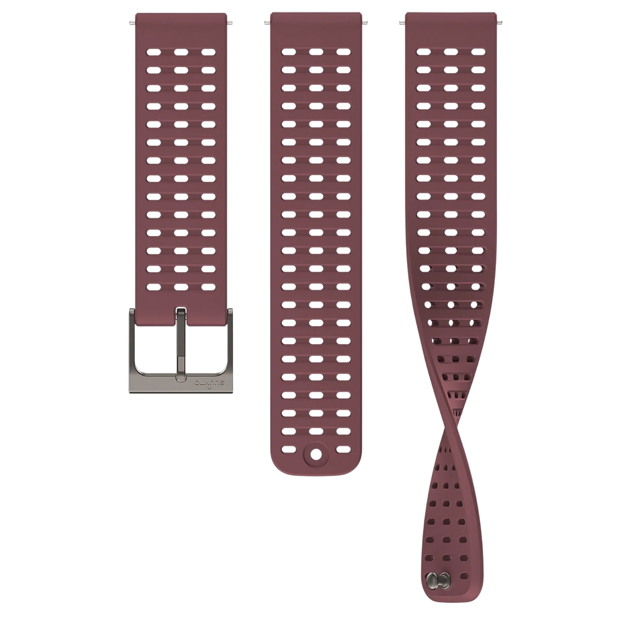 22 ATH2 SILICONE STRAP DARK RUBY S+M
