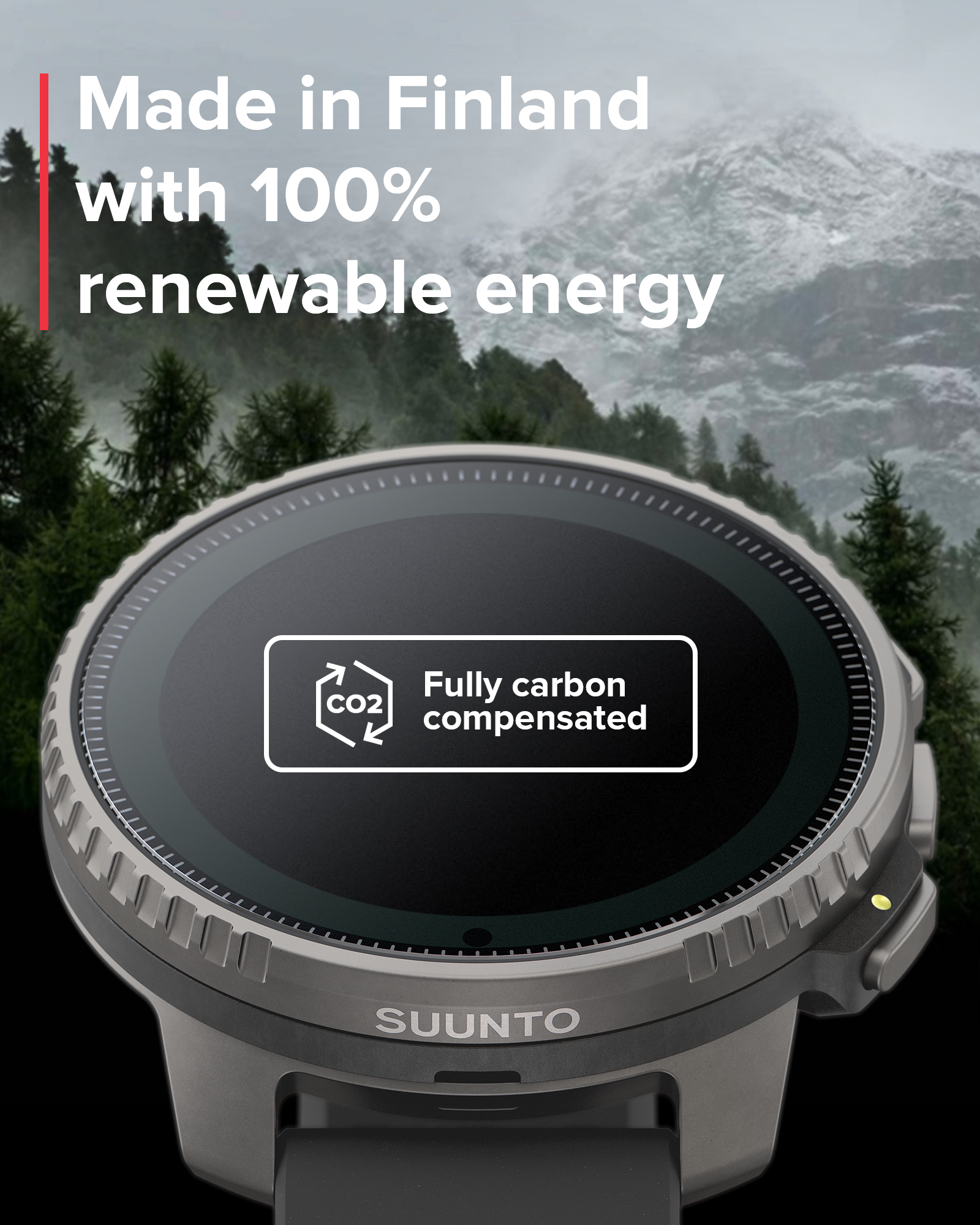 SUUNTO VERTICAL TITANIUM SOLAR BLACK