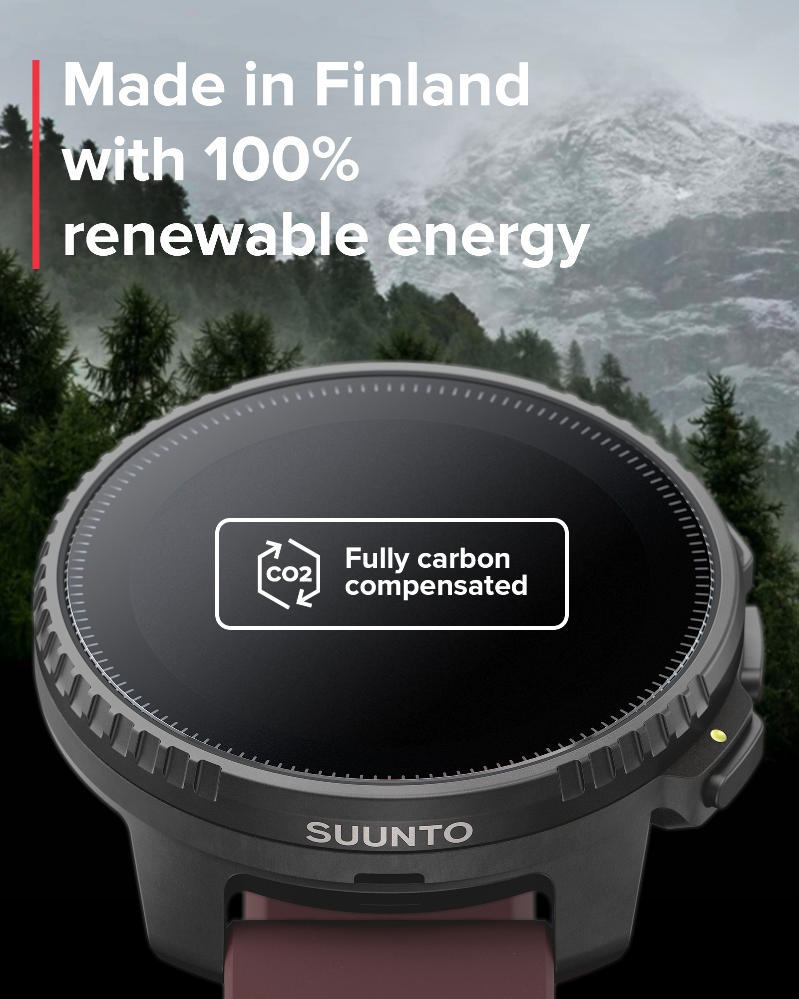 SUUNTO VERTICAL BLACK RUBY