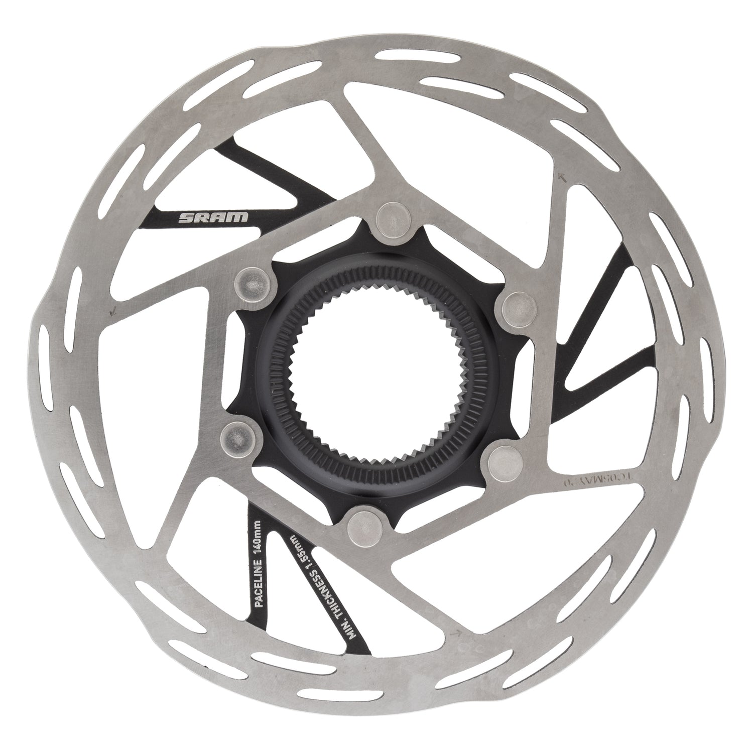 PIEZA DE FRENO SRAM DISCO ROTOR 140 PACELINE CL REDONDEADO BK