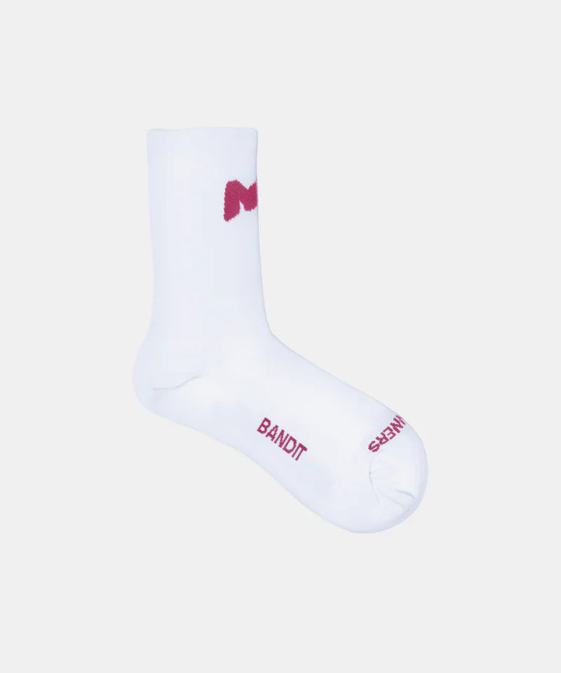 Lite Run™ "Graffiti NY" Socks - White with Berry (2 Pack)