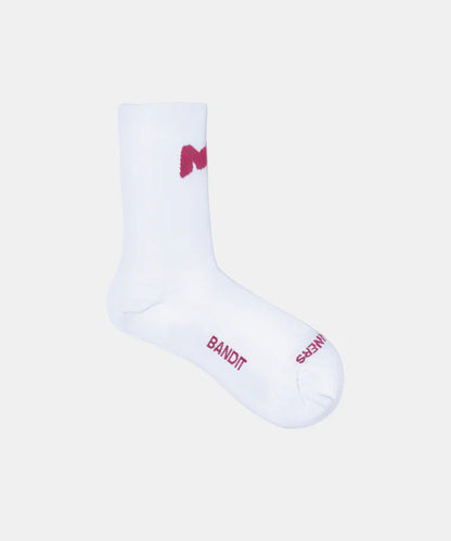 Lite Run™ &quot;Graffiti NY&quot; Socks - White with Berry (2 Pack)