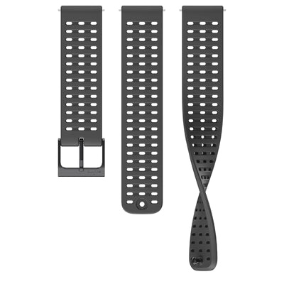22 ATH2 SILICONE STRAP ALL BLACK S+M