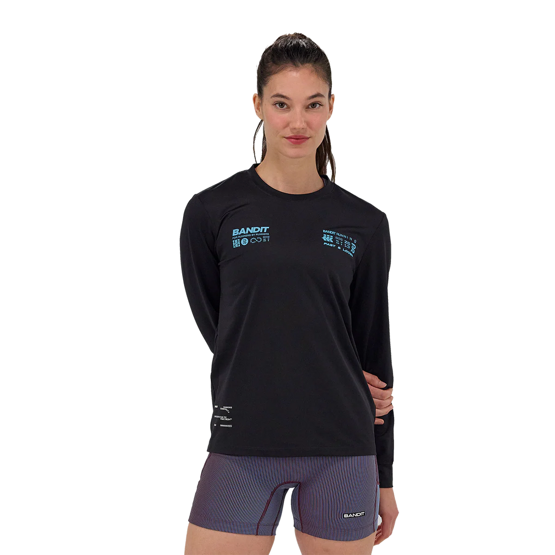 NanoMesh™ Infographic Long Sleeve - Black