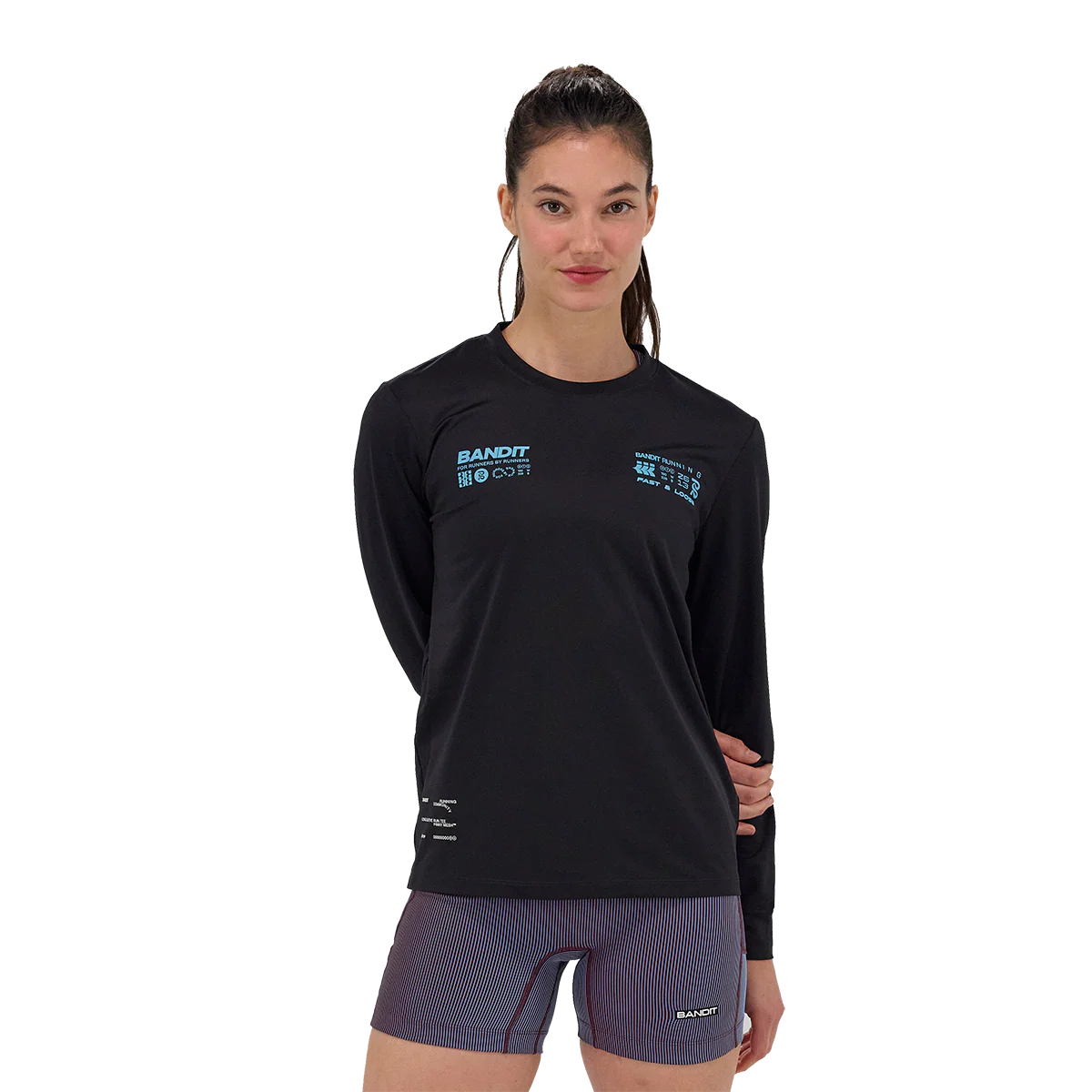 NanoMesh™ Infographic Long Sleeve - Black