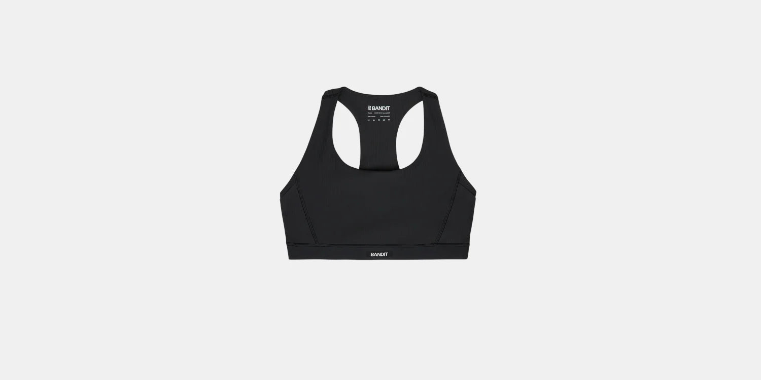 Cadence™ Scoop Neck Run Bra - Black