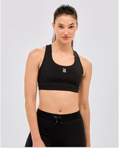 Stamina™ Scoop Neck Run Bra - Black