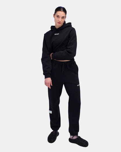 Cotton Fleece Sweatpant - Black