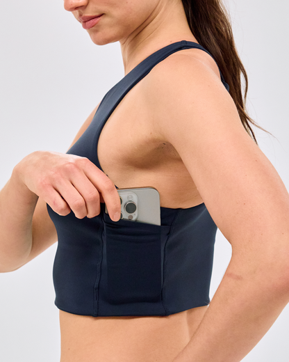 Stamina™ Race Crop - NY Navy