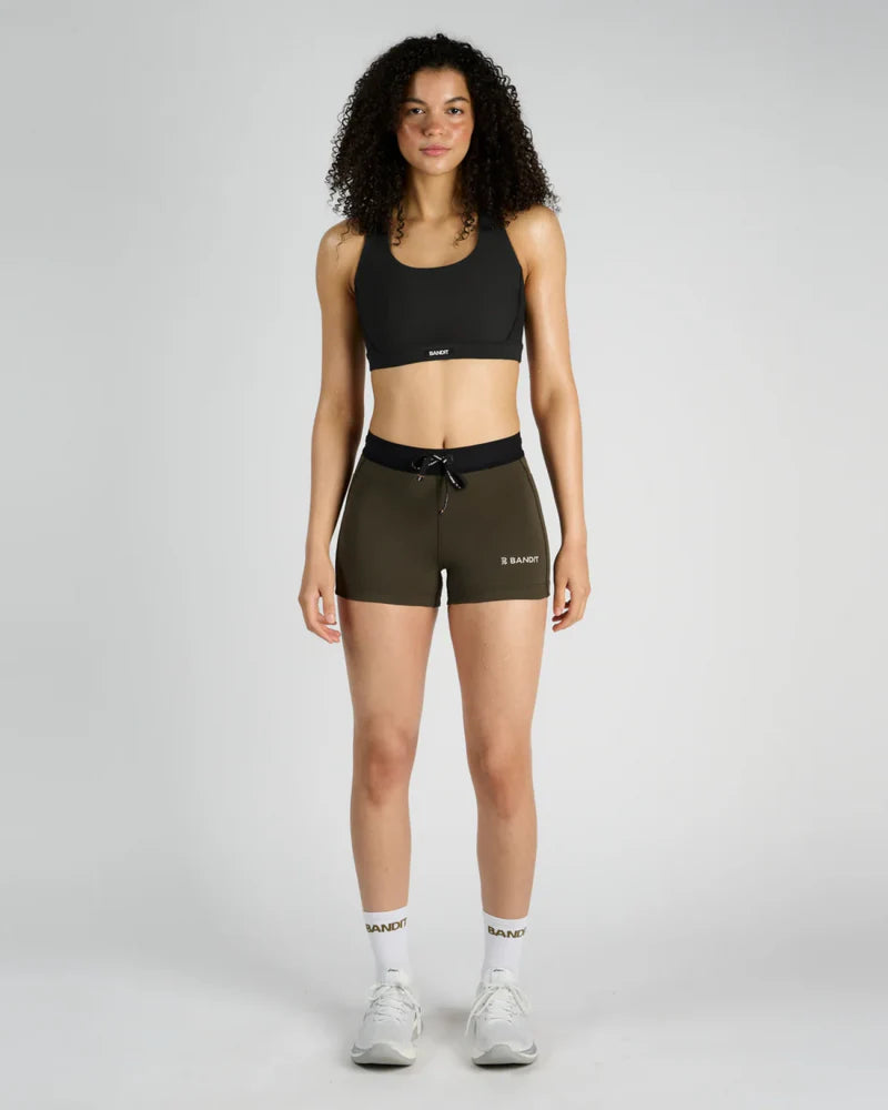 Cadence™ Scoop Neck Run Bra - Black