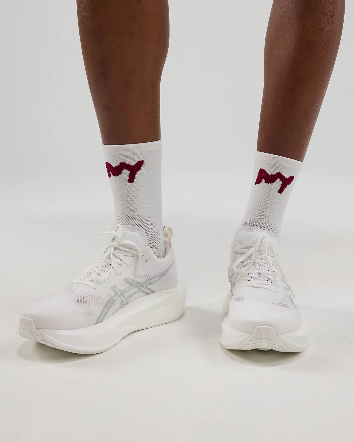 Lite Run™ &quot;Graffiti NY&quot; Socks - White with Berry (2 Pack)