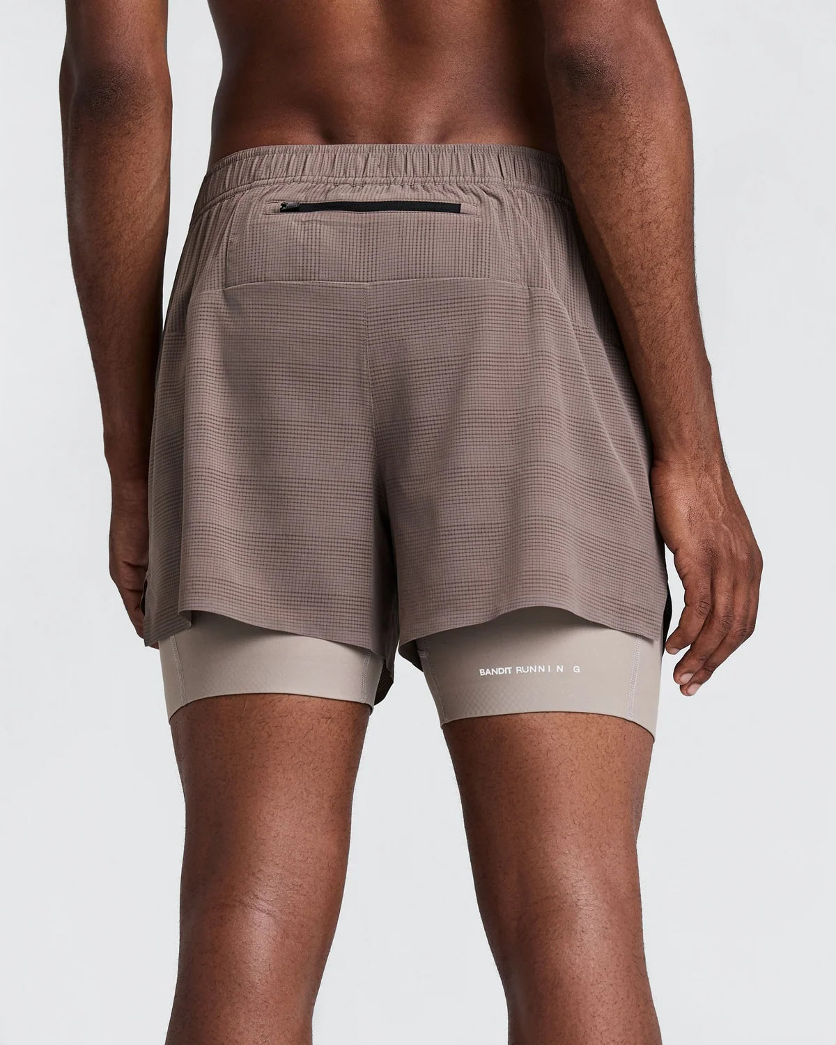 Cooling Grid Mens Duo Short - Cocoa