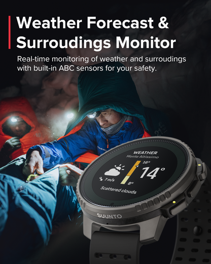 SUUNTO VERTICAL TITANIUM SOLAR BLACK