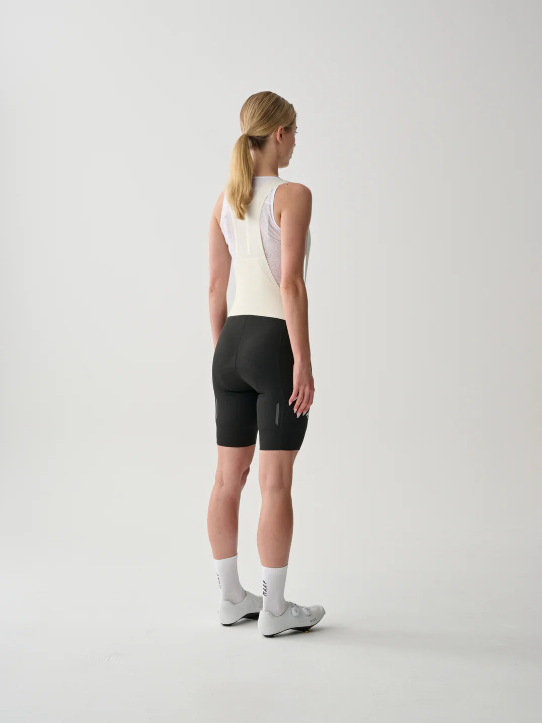 WOMEN’S APEX AEON BIB - BLACK/WHITE