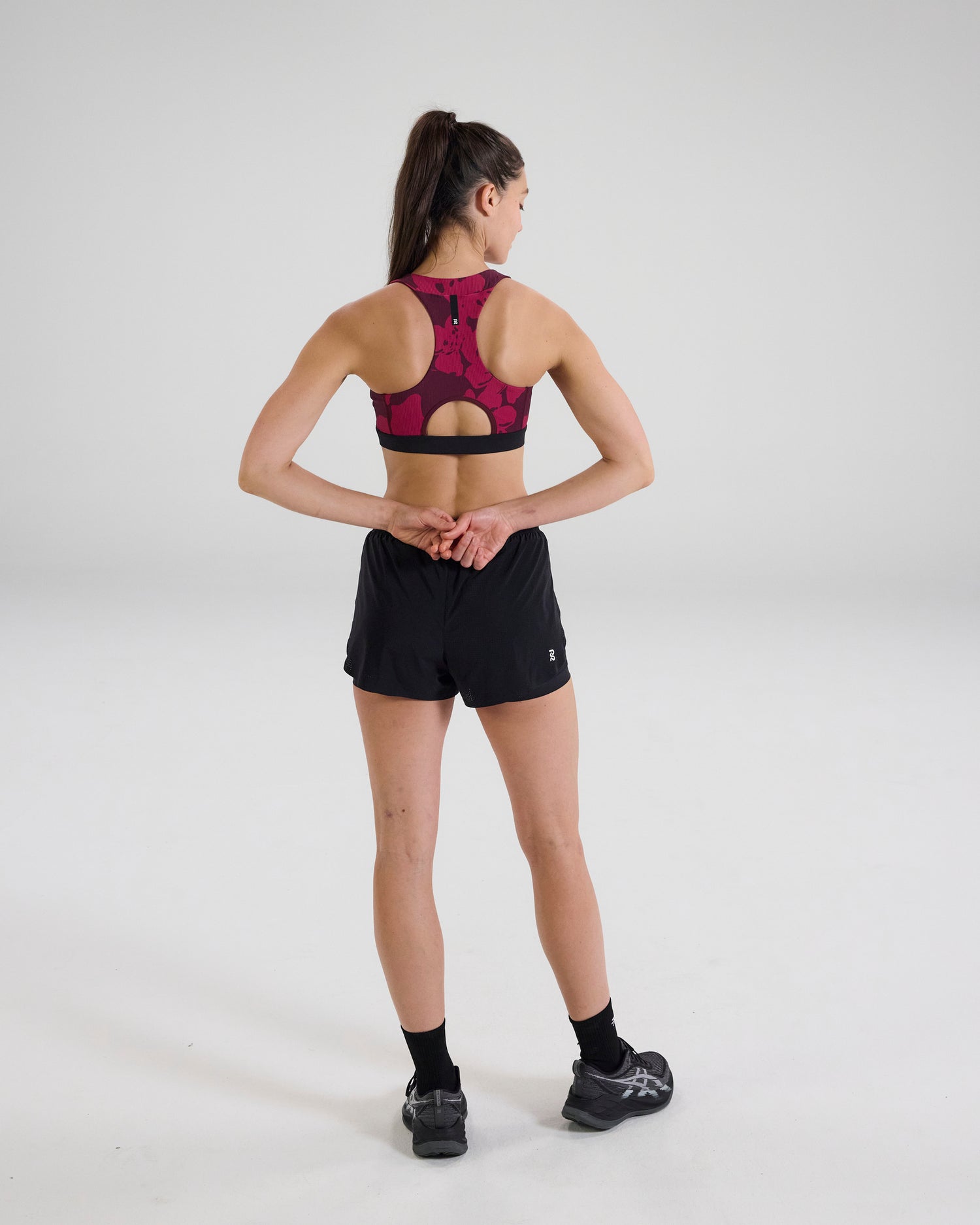 Cadence™ Scoop Neck Run Bra - Fig/Berry Floral