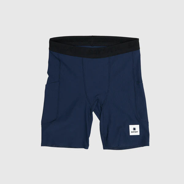 Combat+ Rib Short Tights 8” - Blue