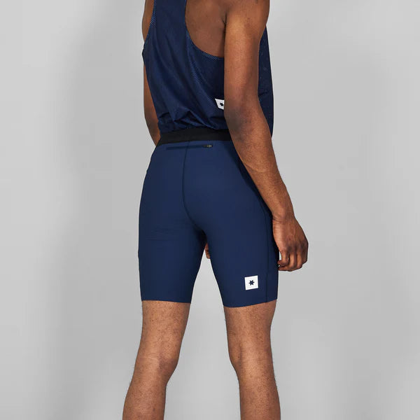 Combat+ Rib Short Tights 8” - Blue