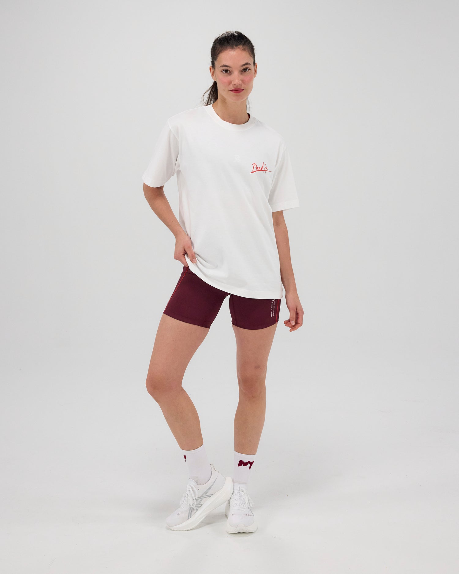 &quot;Painted Flower&quot; Cotton Tee, Unisex - White