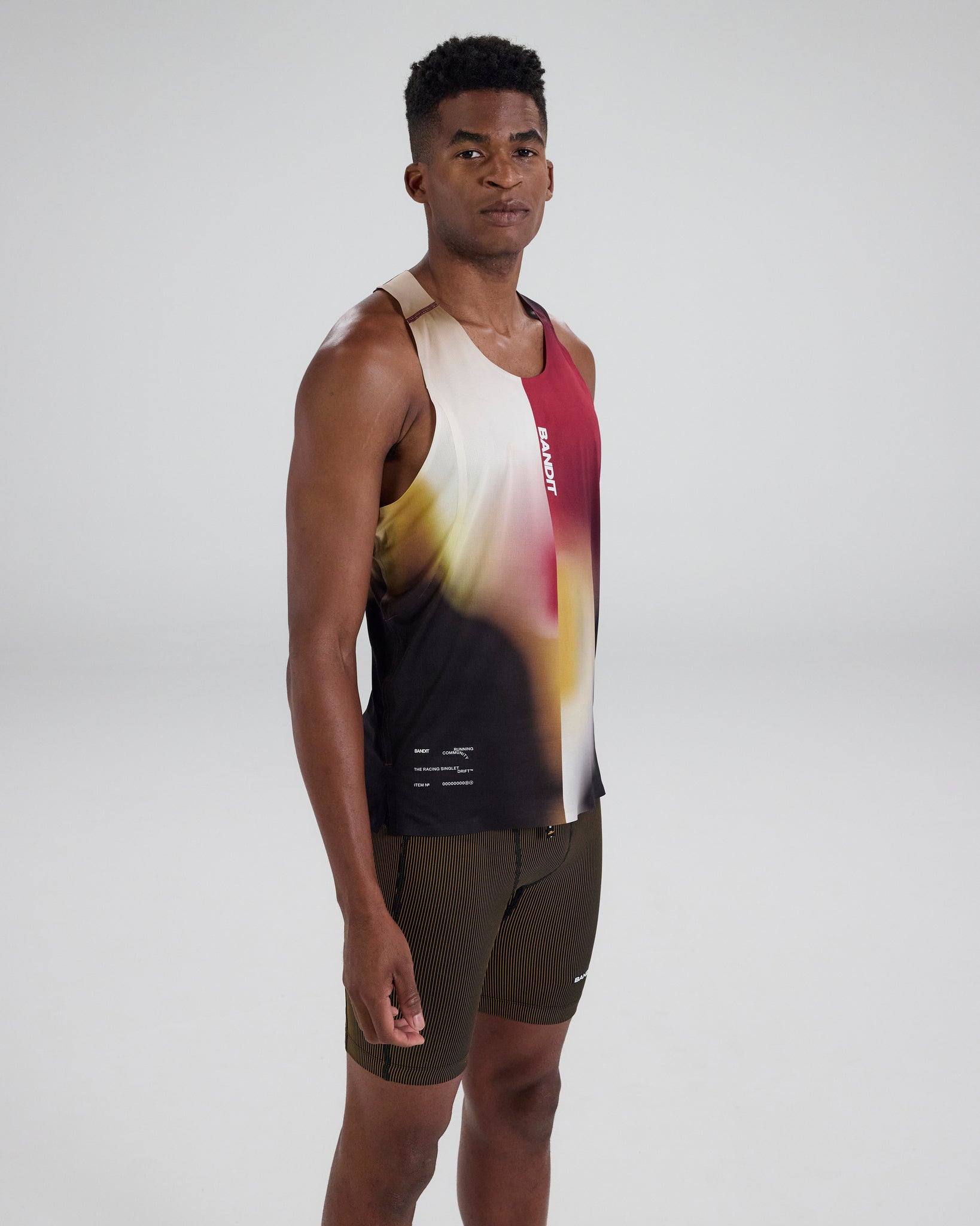 Drift™ Racing Singlet - Dijon Gradient