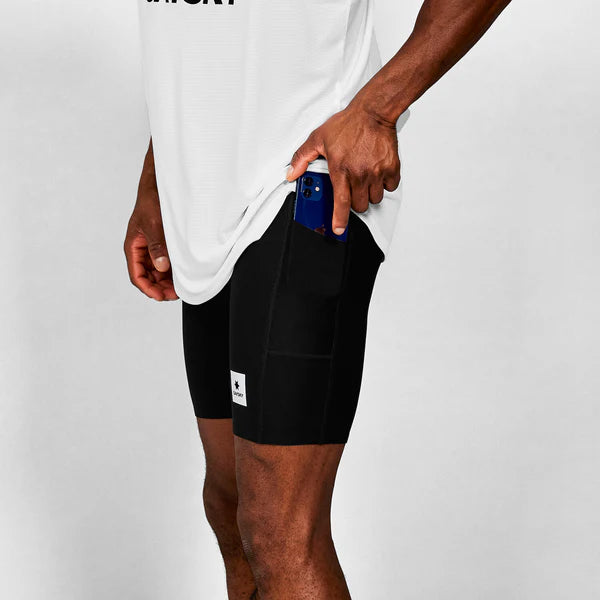 Flow+ Race Short Tights 7" - Black
