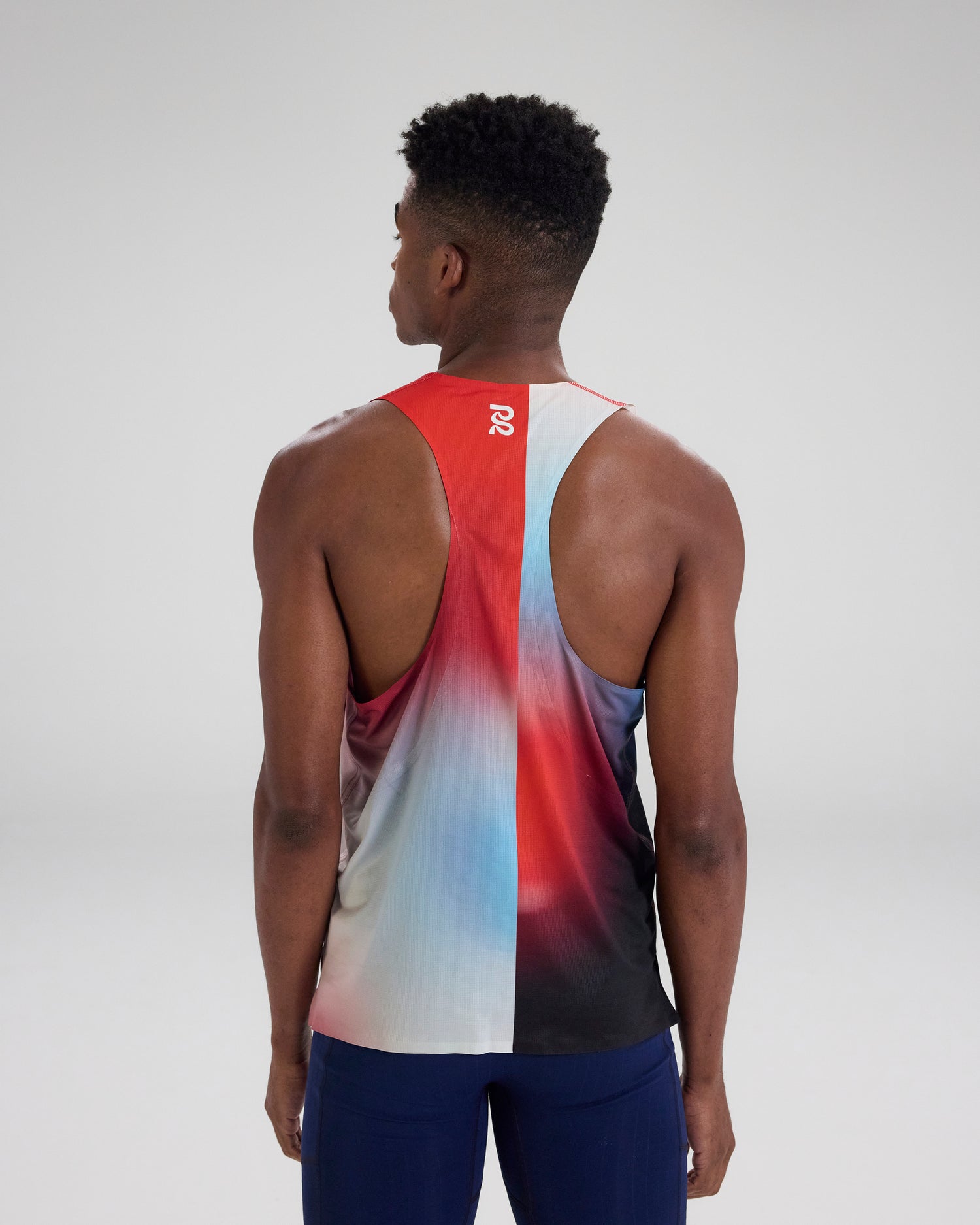 Drift™ Racing Singlet - Vintage Blue Gradient