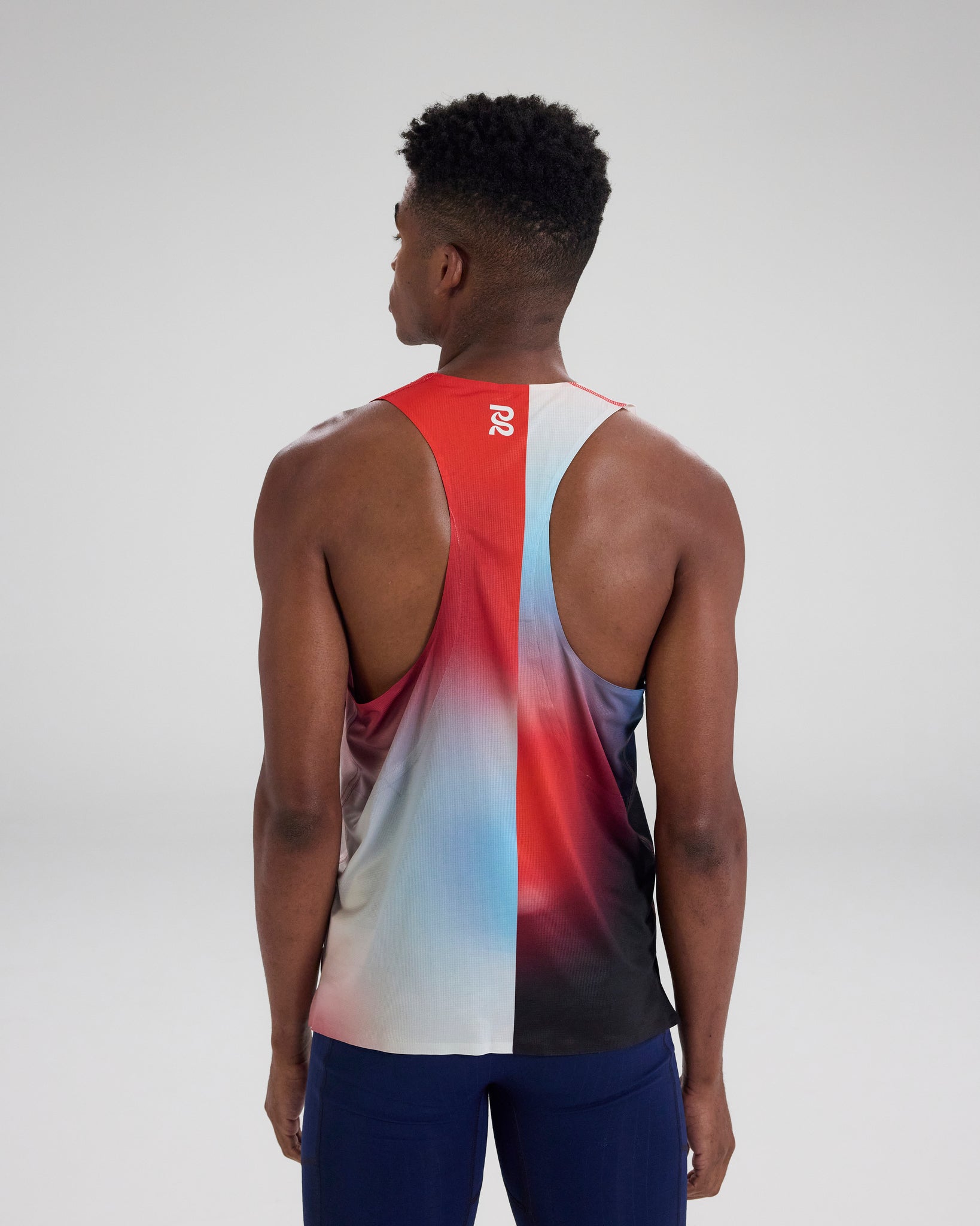 Drift™ Racing Singlet - Vintage Blue Gradient