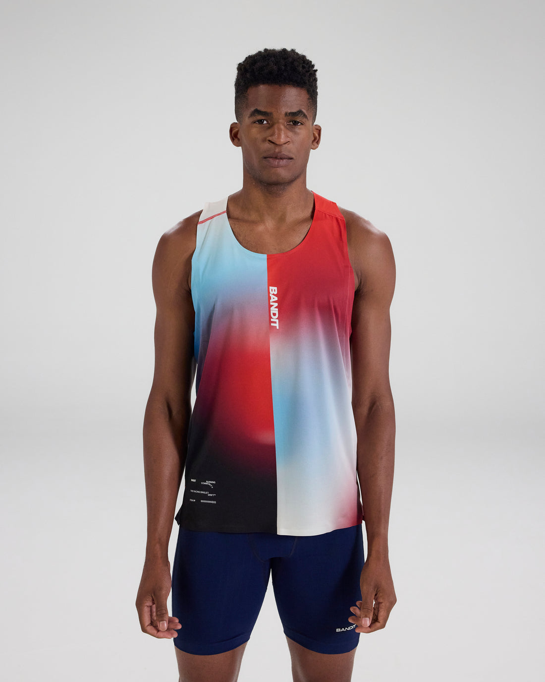 Drift™ Racing Singlet - Vintage Blue Gradient