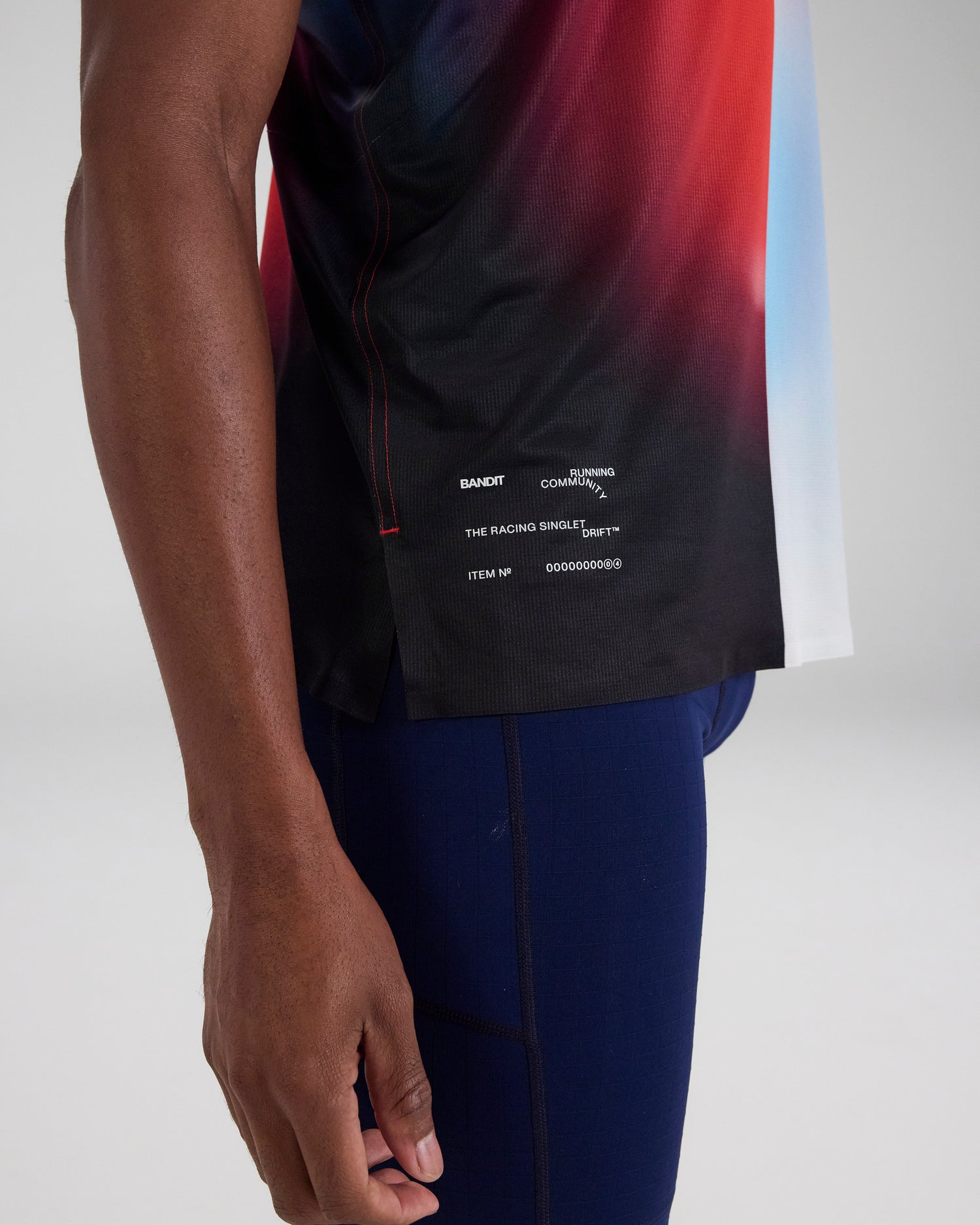 Drift™ Racing Singlet - Vintage Blue Gradient
