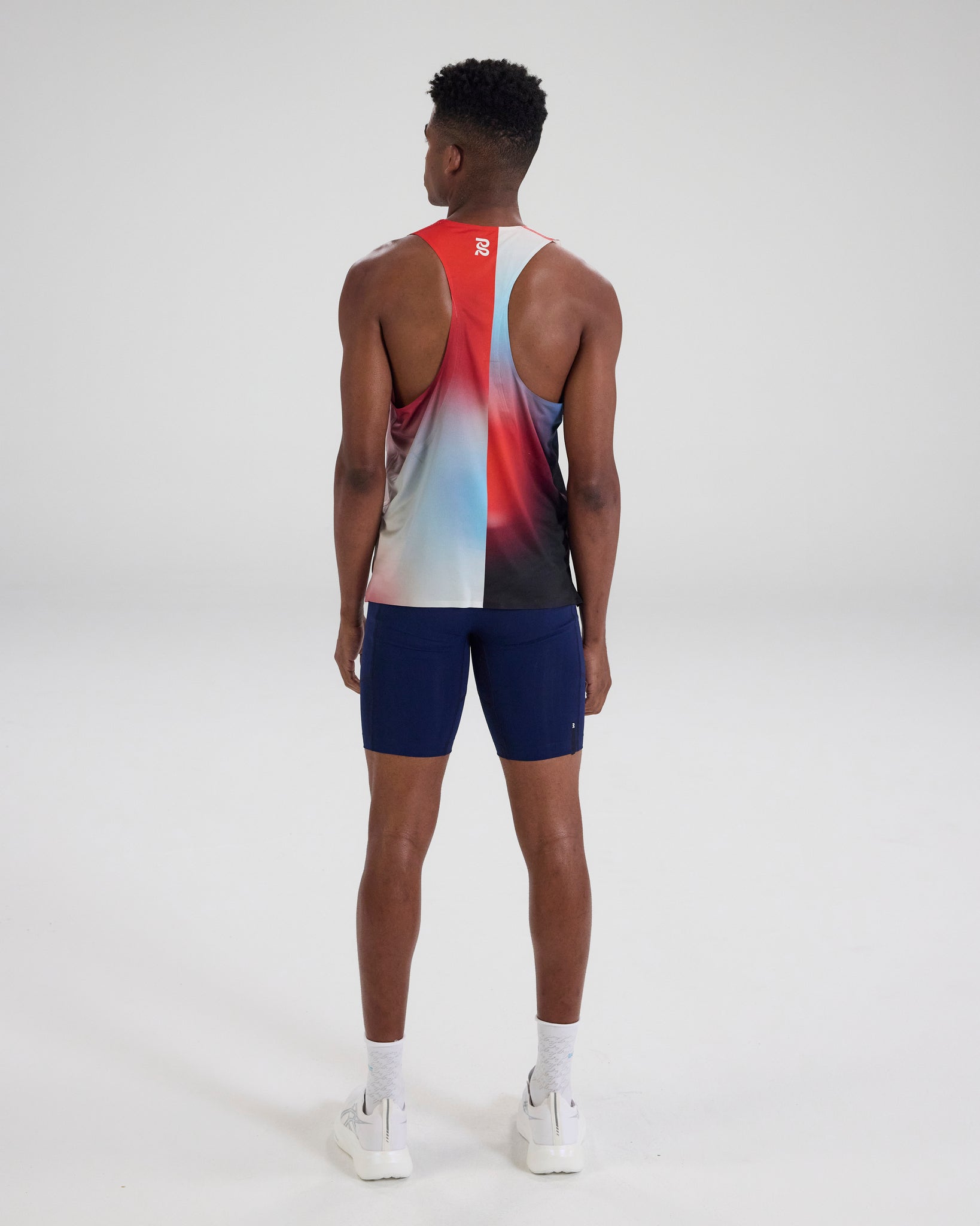 Drift™ Racing Singlet - Vintage Blue Gradient