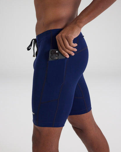 Gridlock™ 7 Pocket Half Tights - NY Navy
