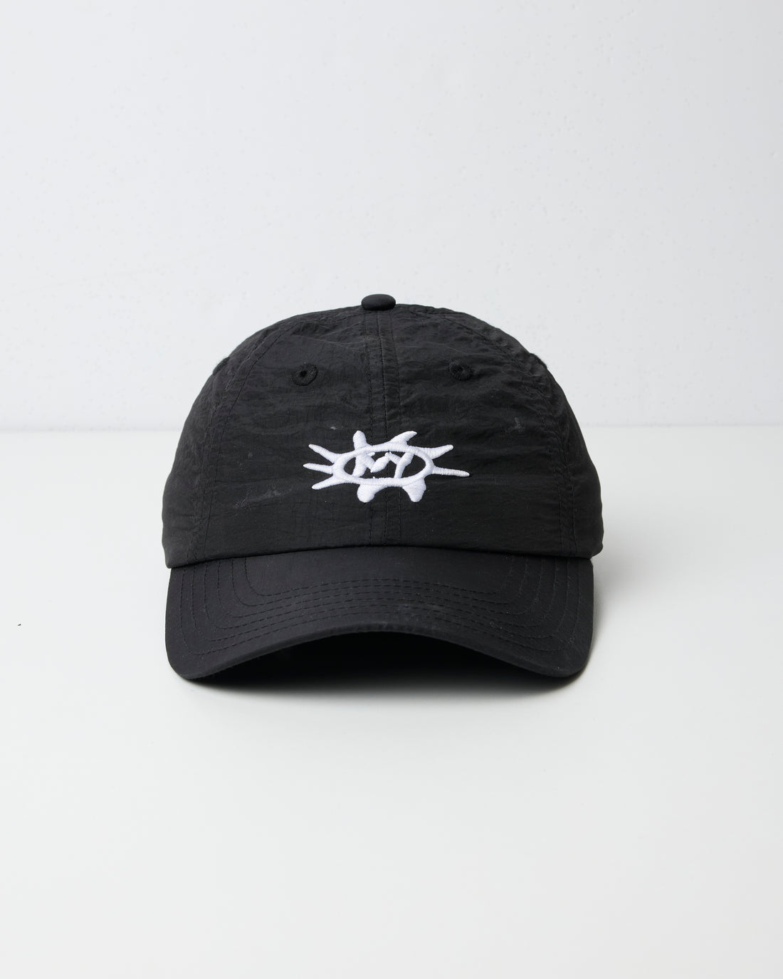 Nylon "Sunburst" Dad Hat - Black