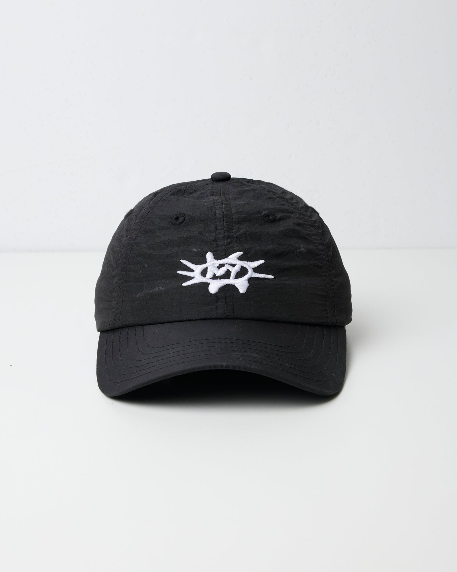 Nylon &quot;Sunburst&quot; Dad Hat - Black