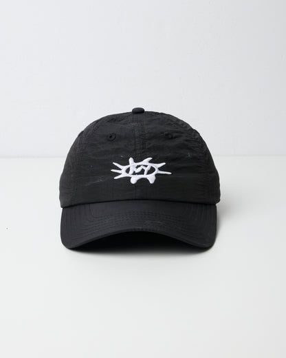 Nylon &quot;Sunburst&quot; Dad Hat - Black