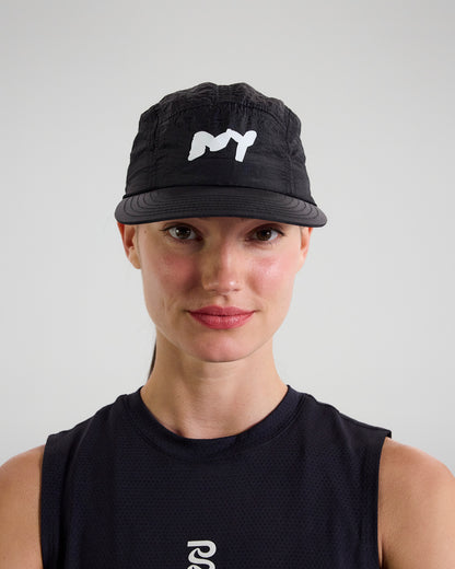 Nylon &quot;Graffiti NY&quot; Run Hat - Black