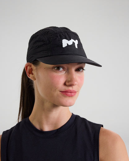Nylon &quot;Graffiti NY&quot; Run Hat - Black
